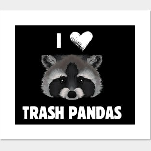 I <3 trash pandas Posters and Art